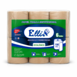 Papel Toalla Institucional Ecológico Ellia 6 rollos x 150 m