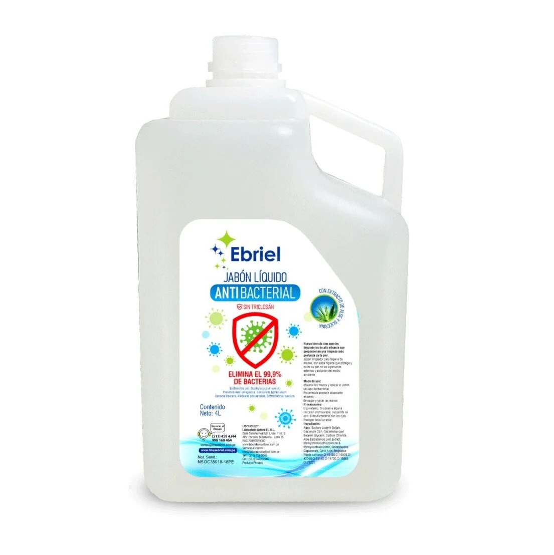 WhatsApp Image 2026-07-20 at 10.41.08 AM Jabón Líquido Antibacterial 4 Lts - Imagen 1