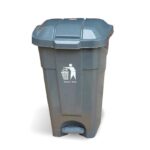 Tacho de Basura con Sistema de Pedal y 2 Ruedas 70 L - Imagen 2