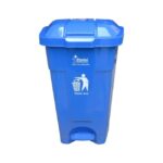Tacho de Basura con Sistema de Pedal y 2 Ruedas 70 L - Imagen 3